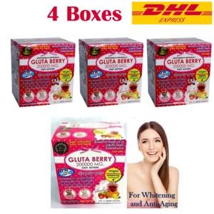Gluta Berry 200000 mg Bebida PUNCH Más Energía Aura Cuerpo Blanco Acción Rápida 4X - Imagen 1 de 4