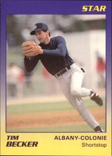 1989 Albany Yankees Star #2 Tim Becker