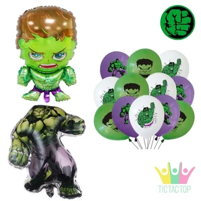 Hulk Marvel Balloon Foil Helium. Party Lolly Loot Bag Deco Bunting Superhero - image 1 of 4