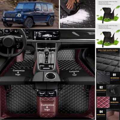 Alfombrillas impermeables de lujo para coche Ford hechas a mano antideslizantes impermeables Foto 1 de 4