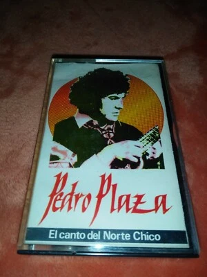 Pedro Plaza El Canto del Norte Chico Cassette Tape 1982 Chile Rare Foto 1 de 4