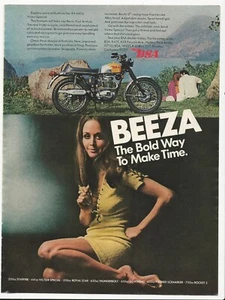 1969 BSA VICTOR SPECIAL motorcycle advertisement, BSA 441cc bike, print ad - Picture 1 of 3