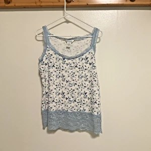 Sundance Women’s L Blue Floral Tank Top Shirt Fashion Designer - Picture 1 of 4