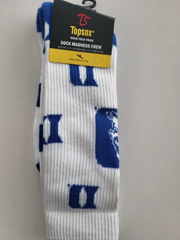 Duke University Blue Devils Socks NEW Top Sox Cover