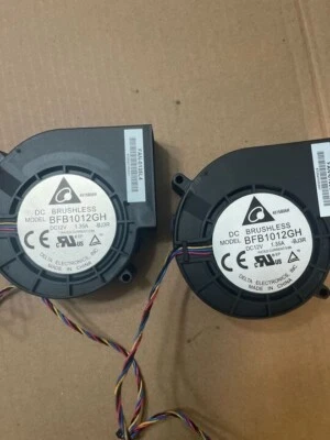 For DELTA BFB1012GH 12V 1.35A 9.7CM 9733 Turbo Centrifugal Blower Fan 4pin PWM - Image 1 of 4