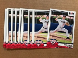 Lot (10) JACOB MEADOR 2019 Stars & Stripes USA Baseball cards QTY TCU
