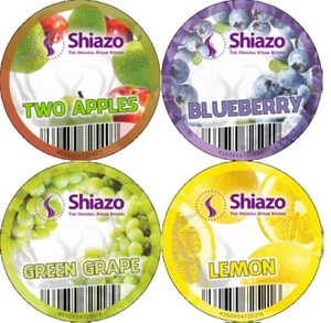 Shiazo Dampfsteine - Juicy Fruits - Saftige Früchte Set - 4 Sorten Vorteilspack - Bild 1 von 1