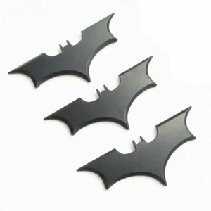 3pcs Metal Batman Dark Knight Mask Car Motorcycle Emblems Badge Decal Sticker - Picture 1 of 4