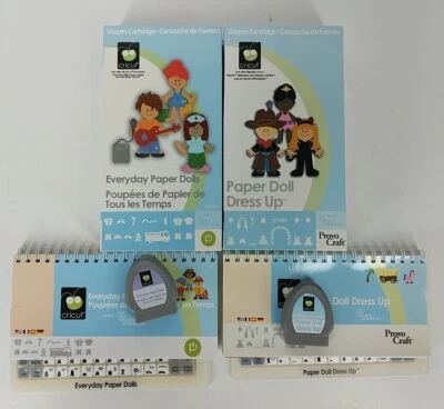 Cricut卡带日常纸娃娃+纸娃娃装扮 — 第 1/3 张图片