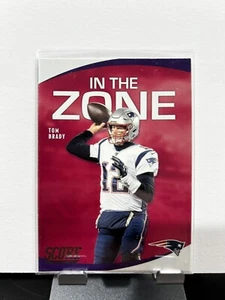 2020 Panini Score In The Zone RED #IZ-TB "Tom Brady" New England Patriots - Picture 1 of 2