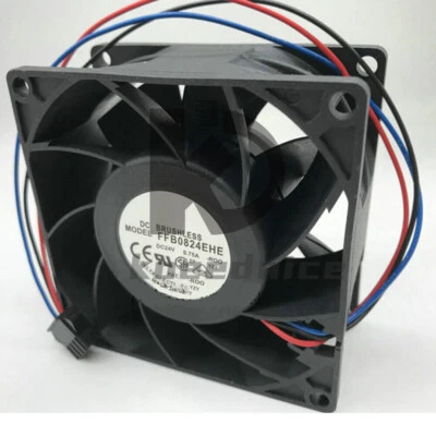 New 1PC For 24V 0.75A Inverter Cooling Fan 3-wires FFB0824EHE 80*80*38mm - Image 1 of 3