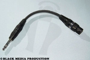 Adapter Kabel XLR Buchse - Klinke Stecker 6,3mm symmetrisch *NEU* - Bild 1 von 1