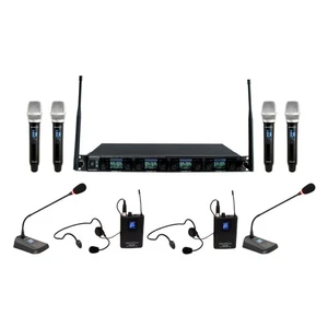 Vocopro UDX-WORSHIP 8-User Digital PLL Combo Wireless Mic System - Picture 1 of 8