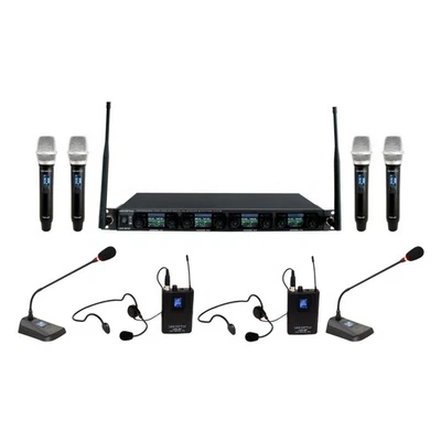 Vocopro UDX-WORSHIP 8-User Digital PLL Combo Wireless Mic System - Image 1 of 4