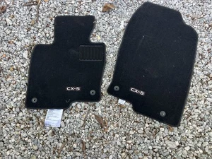 2017-2021 MAZDA CX-5 OEM SET OF 4 FLOOR CARPET COVER MAT BLACK OEM - Picture 1 of 5