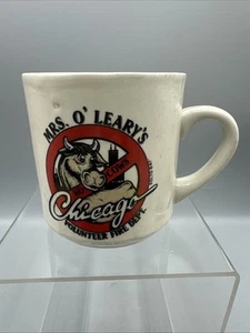 Taza de café vintage Mrs. O'Learys No Cows Voluntario Departamento de Bomberos Chicago - Imagen 1 de 8