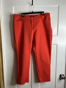 Pantalone chino donna Eloquii taglia 16 rosso 1050 - Foto 1 di 9