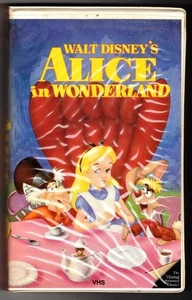 VINTAGE WALT DISNEY THE CLASSICS BLACK DIAMOND VHS TAPE 1997 ALICE IN WONDERLAND - Picture 1 of 5