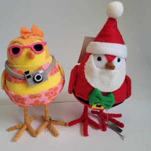Target Featherly Friends Tanji Summer Birds Jolly in Santa Traje ¡Nueva descripción! - Imagen 1 de 18