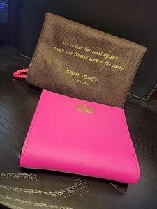 NEU Kate Spade Cameron Street Adalyn Geldbörse/Kartenetui/Münzbörse Hot Pink - Bild 1 von 5