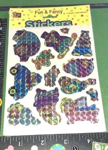 vintage Stickers  Prism  Clowns 1 Pack Sealed 2 Sheets Rare - Picture 1 of 7