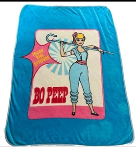 Toy Story 4 Little Bo Peep Tough Girl Attitude Blanket Plush Throw - Picture 1 of 2