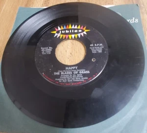 The Blades of Grass 45 rpm Happy Thats What A Boy Likes Jubilee Records - Picture 1 of 2