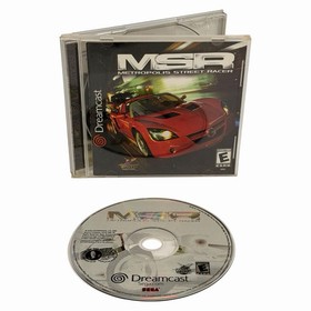 Metropolis Street Racer (Sega Dreamcast, 2001) CIB Complete w/ Manual Tested