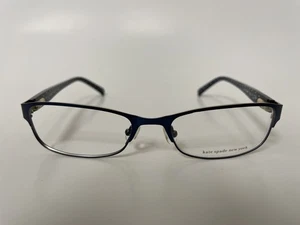 Authentische Kate Spade AMBROSETTE DA4 marineblau rechteckige Brille 52 mm - Bild 1 von 7