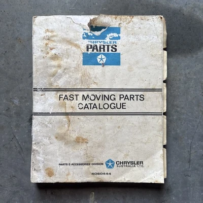 CHRYSLER AUSTRALIA 1979 Fast Moving Parts Catalogue Book 4060444 Vintage - image 1 of 4