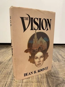 The Vision Dean R. Koontz Vintage 1977 Book Club Edition Hardcover Horror - Picture 1 of 16