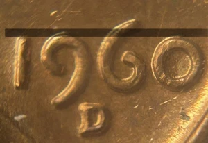 1960 D Mint Lincoln Penny DDO/RPM Buy as Is - Picture 1 of 16