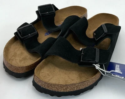 Birkenstock Arizona Women's Size 9 US 40 EU Black Sandal Narrow Soft Footbed NIB - Image 1 of 4