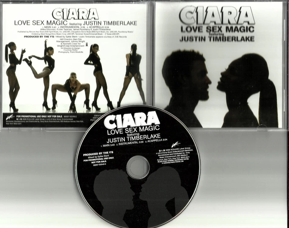 CIARA с JUSTIN TIMBERLAKE любовь секс инструментальный и ACAPELA промо CD сингл Magic - Изображение 1 из 1