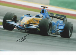 Fernando Alonso signed photo.  Renault F1 2006