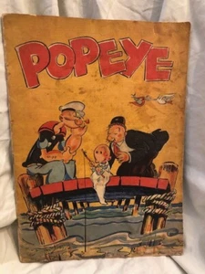 1936 VINTAGE POPEYE KING FEATURES LINEN COMIC BOOK #944 - Picture 1 of 11