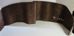 Tesla Brown Dashboard Cover Insulation Anti Slip Flannel Dash Cover Mat Pad - Bild 1 von 10