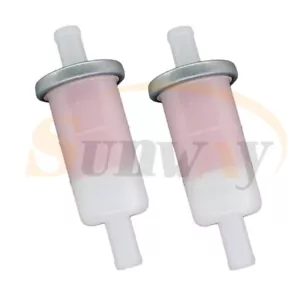 2 filtri carburante benzina per moto Honda scooter e quad in linea 10 mm dentro e fuori - Foto 1 di 6