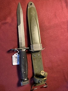 USGI Original Issued M7 Bayonet W/ M8A1 Scabbard In Excellent Condition, Conetta - Picture 1 of 6