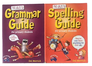 Blake's Grammar Guide + Spelling Guide By Del Merrick Primary Student Bundle Lot - Picture 1 of 18