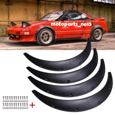 Protector de carrocería de arco de rueda con llamaradas de guardabarros flexible para Toyota AW11 MR2 4,5" X 35" Foto 1 de 4