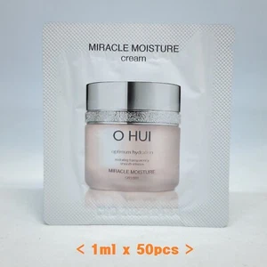 O HUI Miracle Moisture Cream 1ml x 50pcs Anti Aging Hydration Smooth K-Beauty