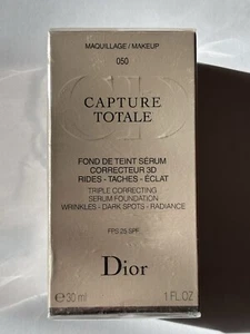 DIOR Capture Totale Triple Correcting Serum Foundation SPF 25  #050 Dark Beige - Picture 1 of 6
