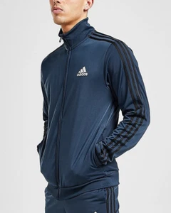 Adidas Herren Sportabzeichen 3 Streifen Training Top - BLAU - Größe - M (UK) brandneu - Bild 1 von 5