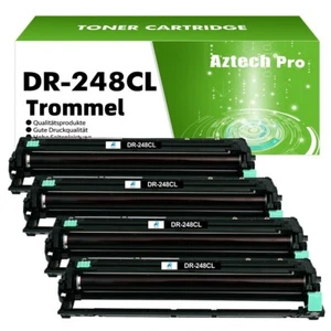 4x Trommel Sparset Compatible with Brother DR-248CL schwarz, cyan, magenta, gelb - Bild 1 von 3