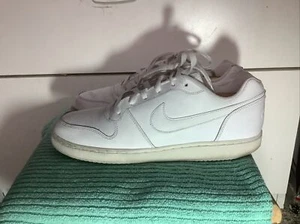 Nike Mens Ebernon AQ1775-100 White Casual Shoes Sneakers Size 10.5-EUC! - Picture 1 of 8