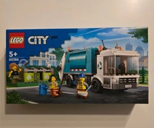 LEGO City 60386 Garbage Collection Garbage Truck Garbage Truck Garbage Cans Building Kit - Picture 1 of 3