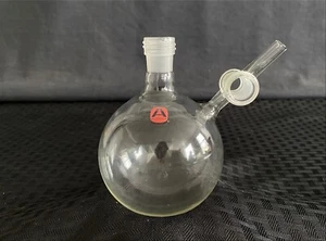 Aldrich Glass 250mL Schlenk Solvent Storage Flask w/ Sidearm 14/20 Chip Z173096 - Picture 1 of 5