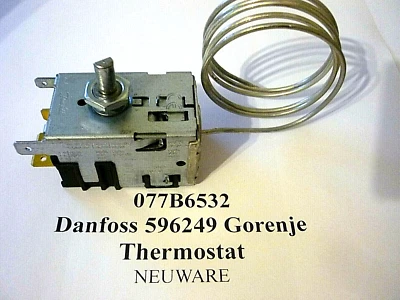 DANFOSS GORENJE Neu Thermostat Danfoss 077B6532 Quelle 01077122 Brinkmann Gorenje 596249