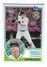 2018 Topps Silver Pack Garrett Cooper rookie Mojo #21, 1983 Anniversary Chrome 